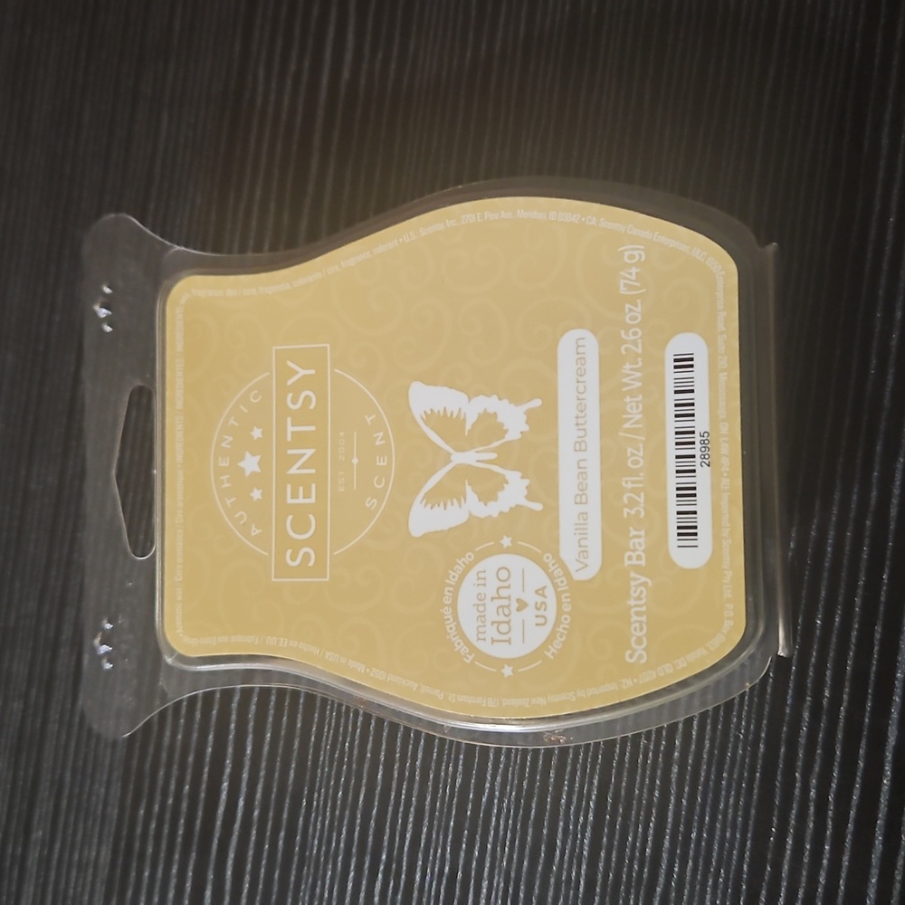 Vanilla bean butter cream scentsy wax bar